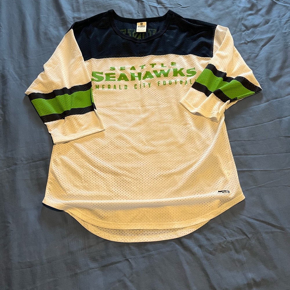 COPY - Pink by vs mesh Seahawks jersey